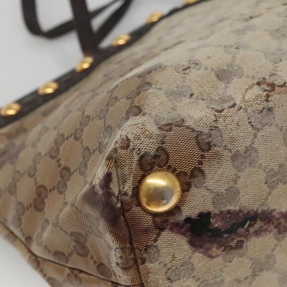 GUCCI GG Crystal Tote Bag Beige - Picture 12 of 16